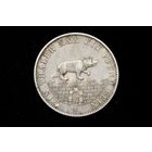 Талер 1862 г. Ангальт-Бернбург (Германия), Александр Карл. "Горный талер". Штемпельный блеск, кабинетная патина!