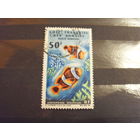 1966 колония Французский Берег Сомали фауна моря рыбы отличная сохранность (5-1)