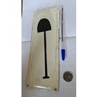 Пожарный знак  эмаль лапата , вывеска   домовая табличка СССР .