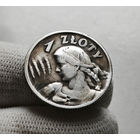 1 злотый 1925 г., Жница, Польша лот рп-12,3