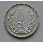 Польша, 1 злотый 1975 г.