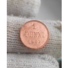 1 пенни 1907 года финляндия