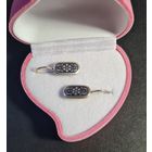 Серьги серебро 925 СССР ЗВЕЗДА лот #26, С РУБЛЯ! МНОГО ЛОТОВ С РУБЛЯ БЕЗ МЦ!