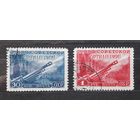 СССР 1948г. Серия из 2 марок. День артиллерии. гаш.
