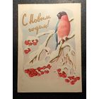 Открытка с новым годом художник н куйчик бсср изд звязда  минск 1962 распродажа коллекции