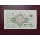 Италия Банковский чек 100 лир 1977 UNC