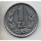 1 злотый 1986 Польша