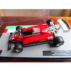 Модель автомобиля 1-43 Фомула 1 Formula 1 F1 Ferrari 126 C2 1982 Mario Andretti 1982 Italian Grand Prix В комплекте модель, бокс, журнал Состояние модель как новая журнал отличное
