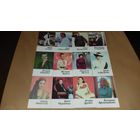 Календарики 1987 "Укррекламфильм" Актеры. Артисты. Полная серия 12 шт. одним лотом