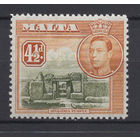1938 Мальта / Malta **  4,5d Георг VI,  Храм