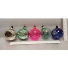 Ёлочные игрушки. Шары со светонакопительными узорами. 24