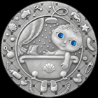 Вадалей . Водолей , Aquarius ,  серебро , 20 рублей . Знаки Зодиака . Гороскоп. Гараскоп .