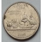 США 25 центов (квотер) 2000 г. P. Штат Вирджиния