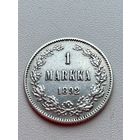 Монета 1 Марка 1892 год Россия для Финляндии