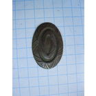 Накладка на офицерскую какарду РИА. Бронза.