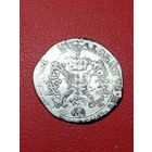 1/4 талера,(патагона),1598-1621г.,Испанские Нидерланды,Альберт и Изабелла