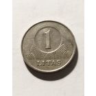 Литва 1 лит 2002
