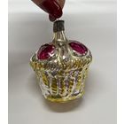 Елочная игрушка корзинка каталог СССР