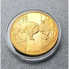 2 злотых 2013 год, UNC-  "Всемирная природа - Зубр"