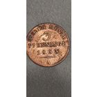 Пруссия 3 пфеннинга 1853 А