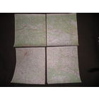 Карты (39х34 см)Могилёв,Волковаск,Лелчицы,Пинск.70-е г.