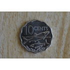 Багамы 10 центов 2010 с 1 руб