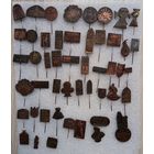 Значки иностранные ТЯЖЕЛЫЕ.50 штук