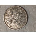 6 пенсов Великобритания 1966 год