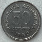 Аргентина 50 сентаво 1955 г.