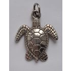 Брошь. Черепашка. Подвеска. Металл