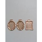 Три иконки ладони серебро 925 пробы позолота одним лотом с Рубля