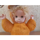 Кукла в комбинезоне, высота 45 см. СССР