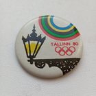 Значок СССР Олимпиада 1980 Таллинн Tallinn