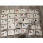 Больше 150 открыток и почтовых карточек ссср,некоторых по 2-5 и более,с рубля