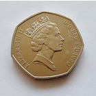 Великобритания 50 новых пенсов, 1990