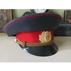 Фуражка МВД CCCР. 1988 г., ГПШО "Коминтерн", Гомель, БССР, 54 размер. Кокарда образца 1977-1991 гг.