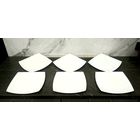 Тарелки * LUMINARC QUADRATO * ЛЮМИНАРК * Белые * 27 см * Франция * 6 штук * Очень Красивые !