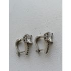 Серьги серебро 925 пробы, распродажа гардероба лот 4-5*2