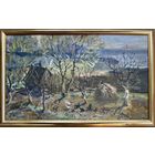 Хмелевский В.В;59/98см;Ратомка;1983г;ДВП/масло