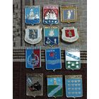 Гербы городов. Сборный лот (23).