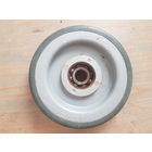 Колесо резиновое, размеры на фото.