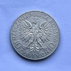Монета СЕРЕБРО Польша 10 злотых 1933 год Ядвига ОТЛИЧНЫЕ