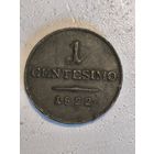 1822 Lombardo Veneto 1 c