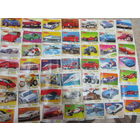 С рубля. Вкладыши и обёртки от жвачек Turbo (Турбо). 63 шт.