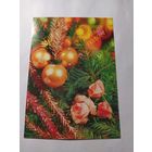 Открытка СССР, новогодняя тематика