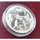 Серебро 0.925! Казахстан 100 тенге, 2007 XXIX летние Олимпийские Игры, Пекин 2008. Сертификат.