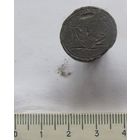 Печать с инициалами и веточками олово