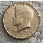 США 1/2 доллара 1968