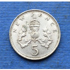Великобритания 5 пенсов 1970