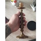 Тяжёлый латуневый подсвечник,с рубля